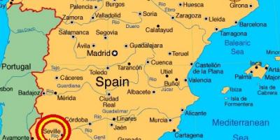 سویا اسپانیا نقشه