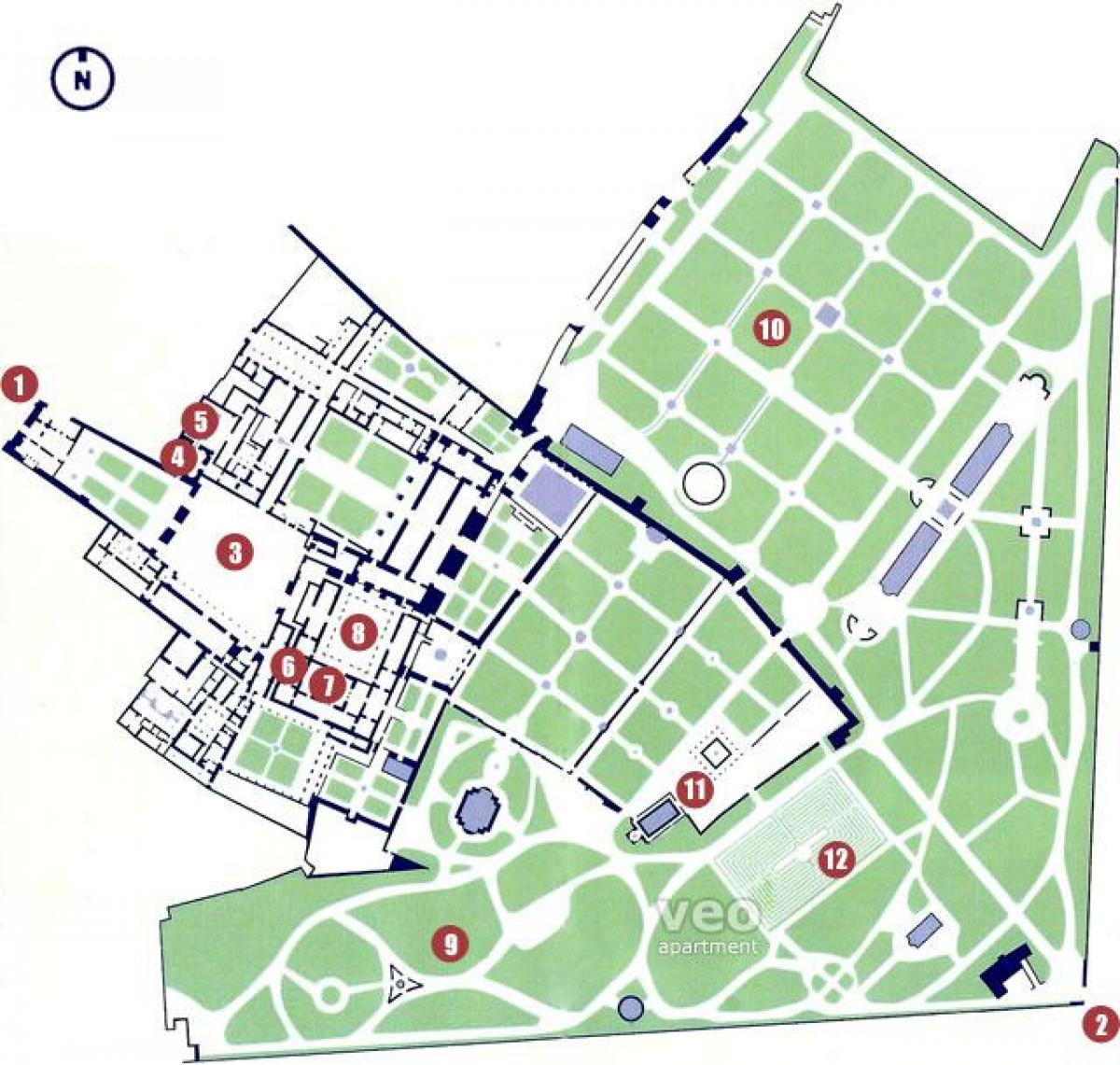 قصر سویل نقشه
