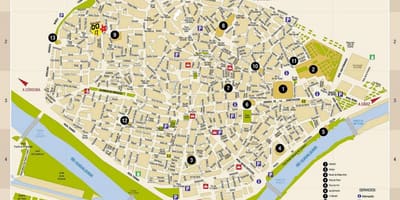 نقشه plaza de armas سویل 